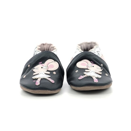 Chaussons Dancing Mouse Marine et rose 21/22 de Robeez