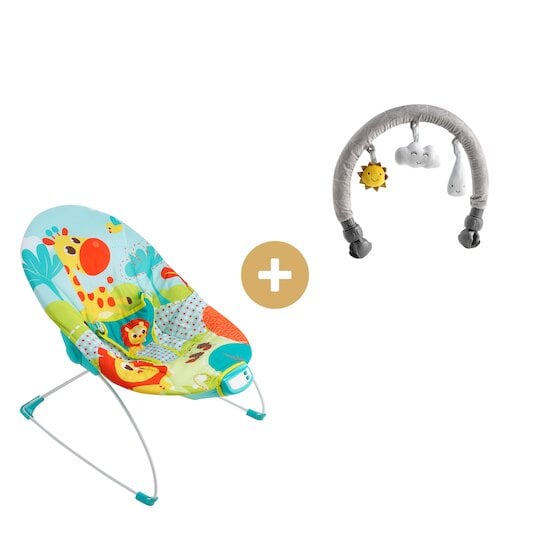 24€08 sur Arche Universelle D'éveil de Jeux Bébé Barre Poussette Jouets -  Arches - Achat & prix