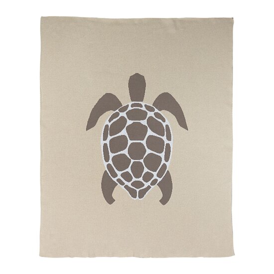 Couverture tricot On the Go XI Tortue 80 x 100 cm de Quax