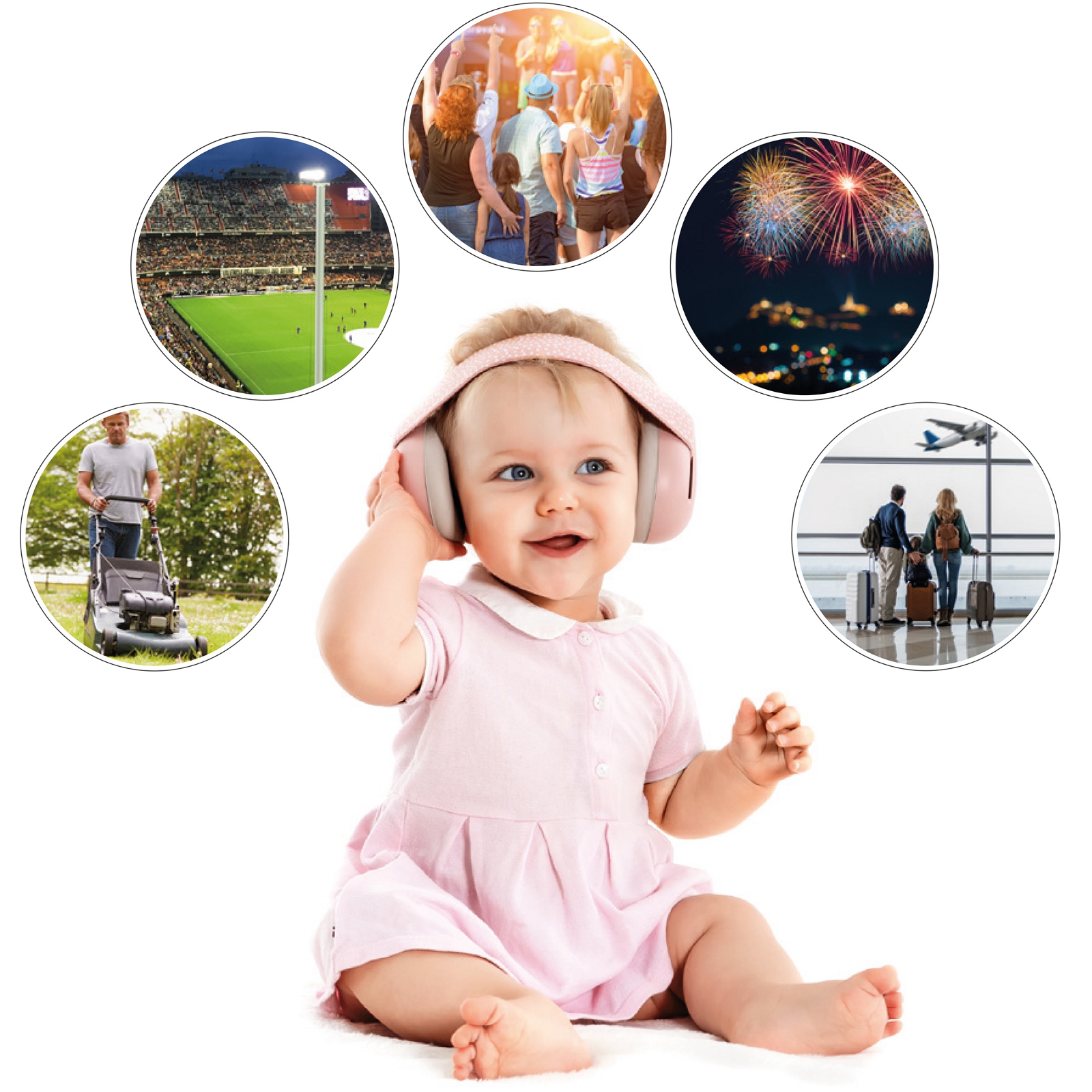 Casque Anti Bruit Bebe Rose De Reer Securite Domestique Aubert Casque Anti Bruit Bebe Rose De Reer Securite Domestique Aubert