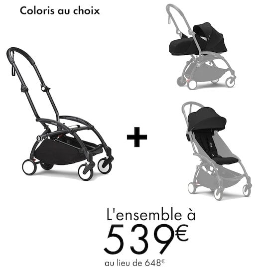 Offre YOYO 3 de Stokke : cadre + pack nouveau-né + pack 6+ à 539€ au lieu de 648€   de Stokke®