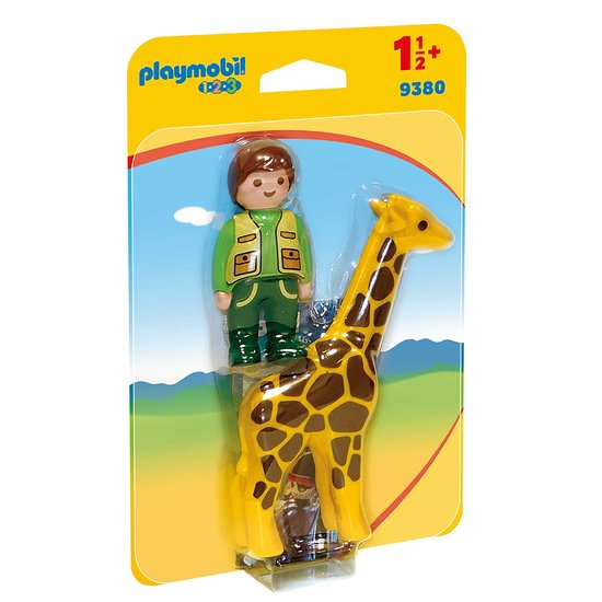 Soigneur avec girafe    de Playmobil