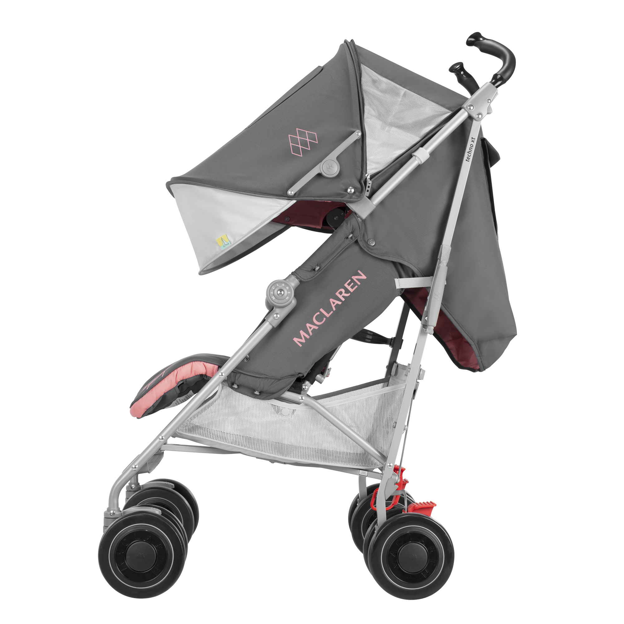 Techno XT Black Silver Maclaren, Poussettes citadines Aubert