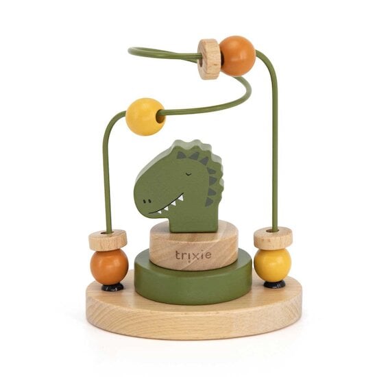 Labyrinthe à perles en bois Mr. Dino  de Trixie