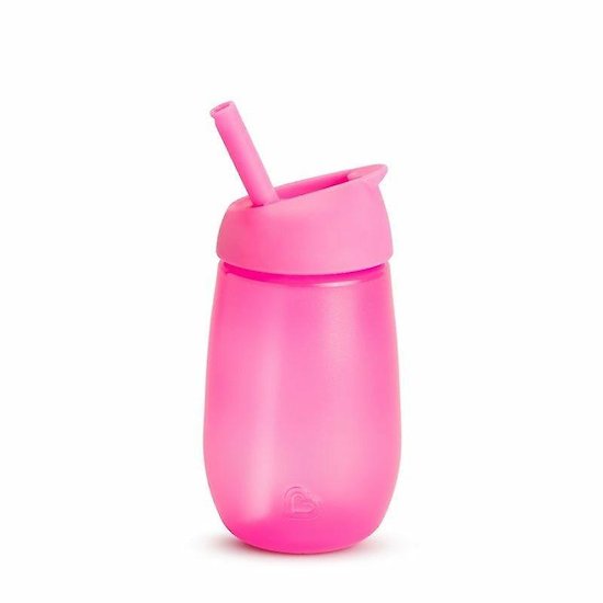 Tasse à paille Simple Clean Rose 296 ml de Munchkin