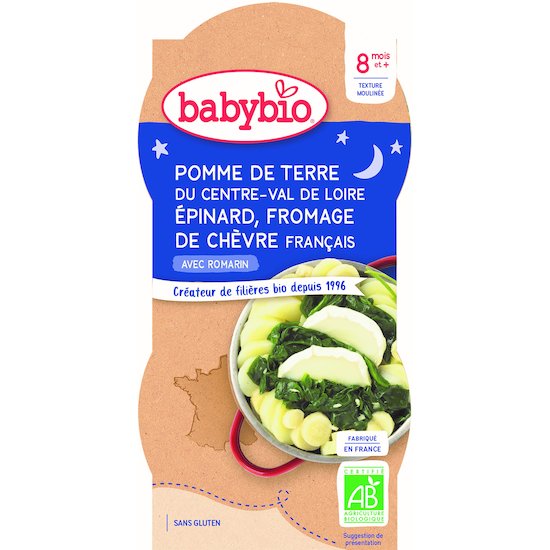 Bol Pomme De Terre Du Centre Val De Loire Epinard Fromage De Chevre 2 X 0 G De Babybio Les Petits Pots De Legumes Pour Bebe Aubert Bol Pomme De Terre Du Centre Val De Loire Epinard Fromage De Chevre 2 X 0 G De Babybio Les Petits Pots De Legumes Pour Bebe Aubert