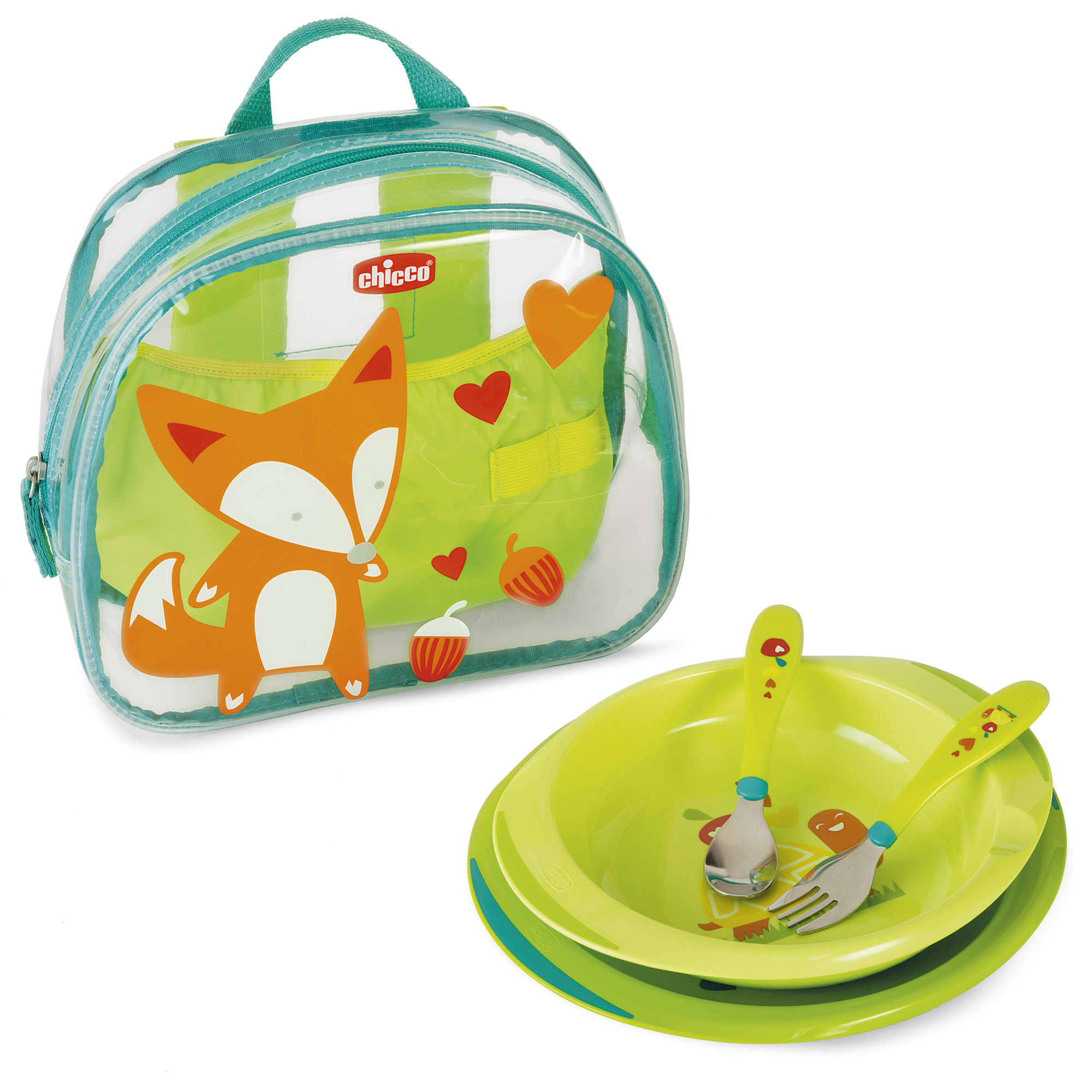 Sac A Dos Repas Vert De Chicco Coffrets Aubert