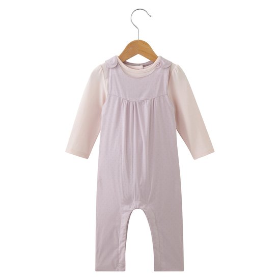Mini Rose ensemble salopette