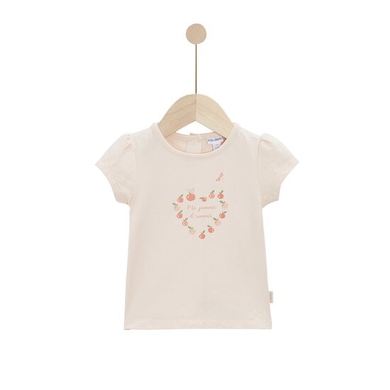 Parfum du Sud Tee-shirt à manches courtes Lait de rose  de P'tit bisou