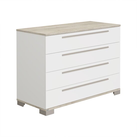 Carlo Commode 4 tiroirs Blanc  de Paidi