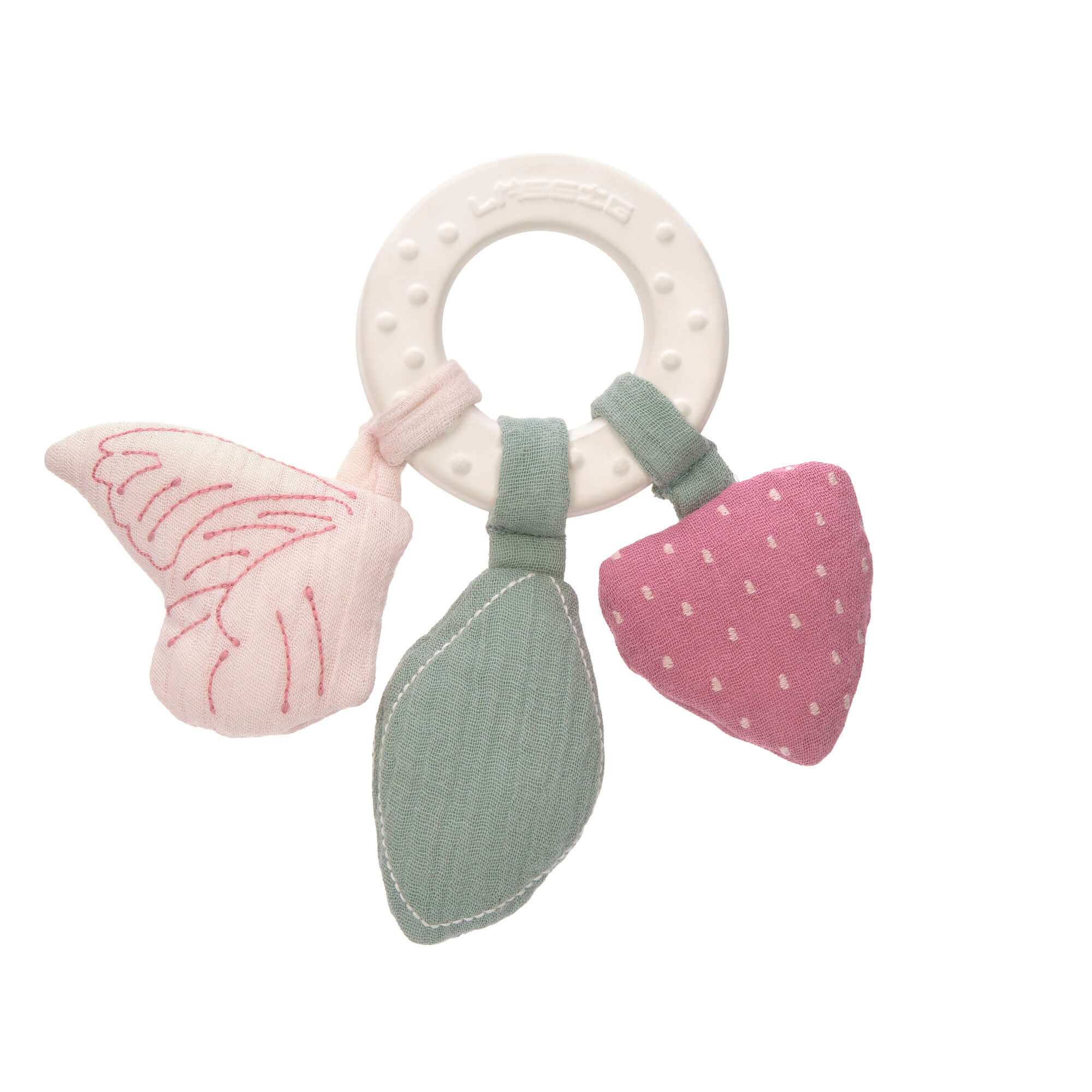 Anneau de dentition bois et silicone - Teether naturel pour dents