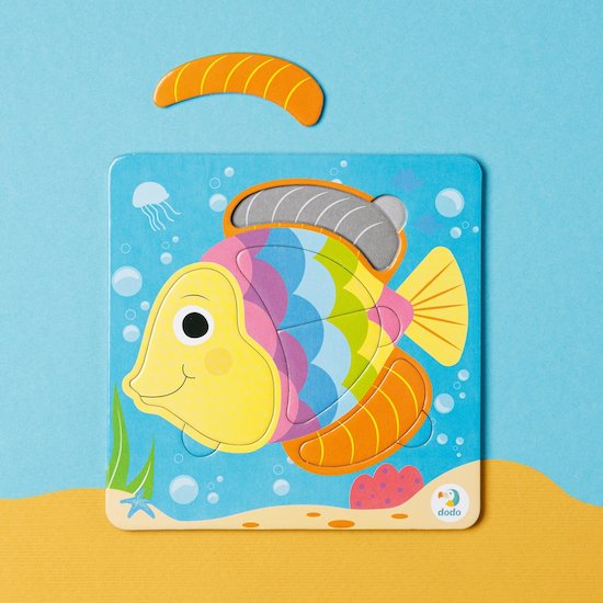 Puzzle à trier Poisson 18m+   de Bisal