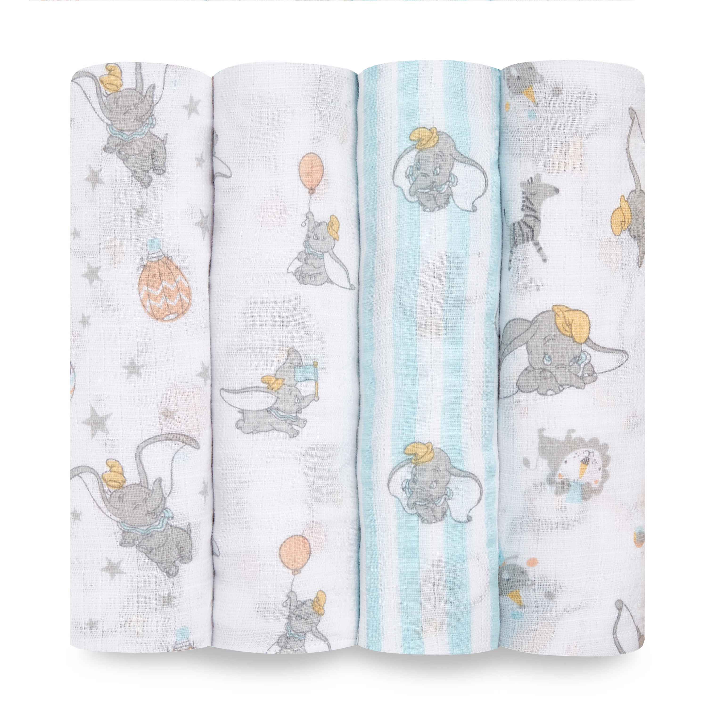 aden+anais™ Langes bébé maxi mousseline coton Oceanic lot de 4