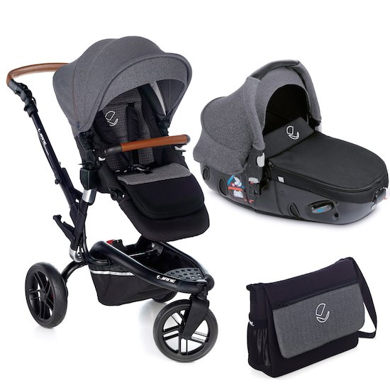 Poussette Pack Trider + Matrix Light 2 Jet Black  de Jane