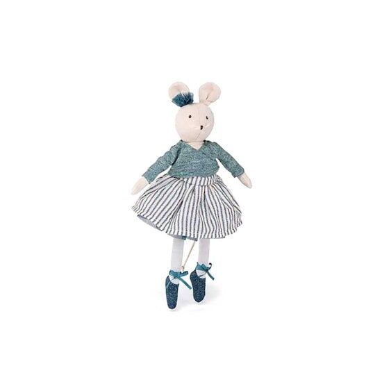 La Petite École de Danse Poupée Souris Charlotte Bleu  de Moulin Roty