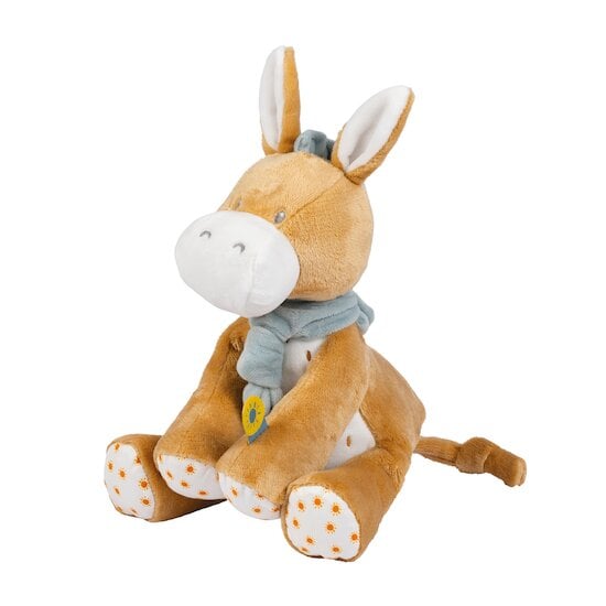 Félix et Léo Peluche Âne Léo Beige  de Nattou