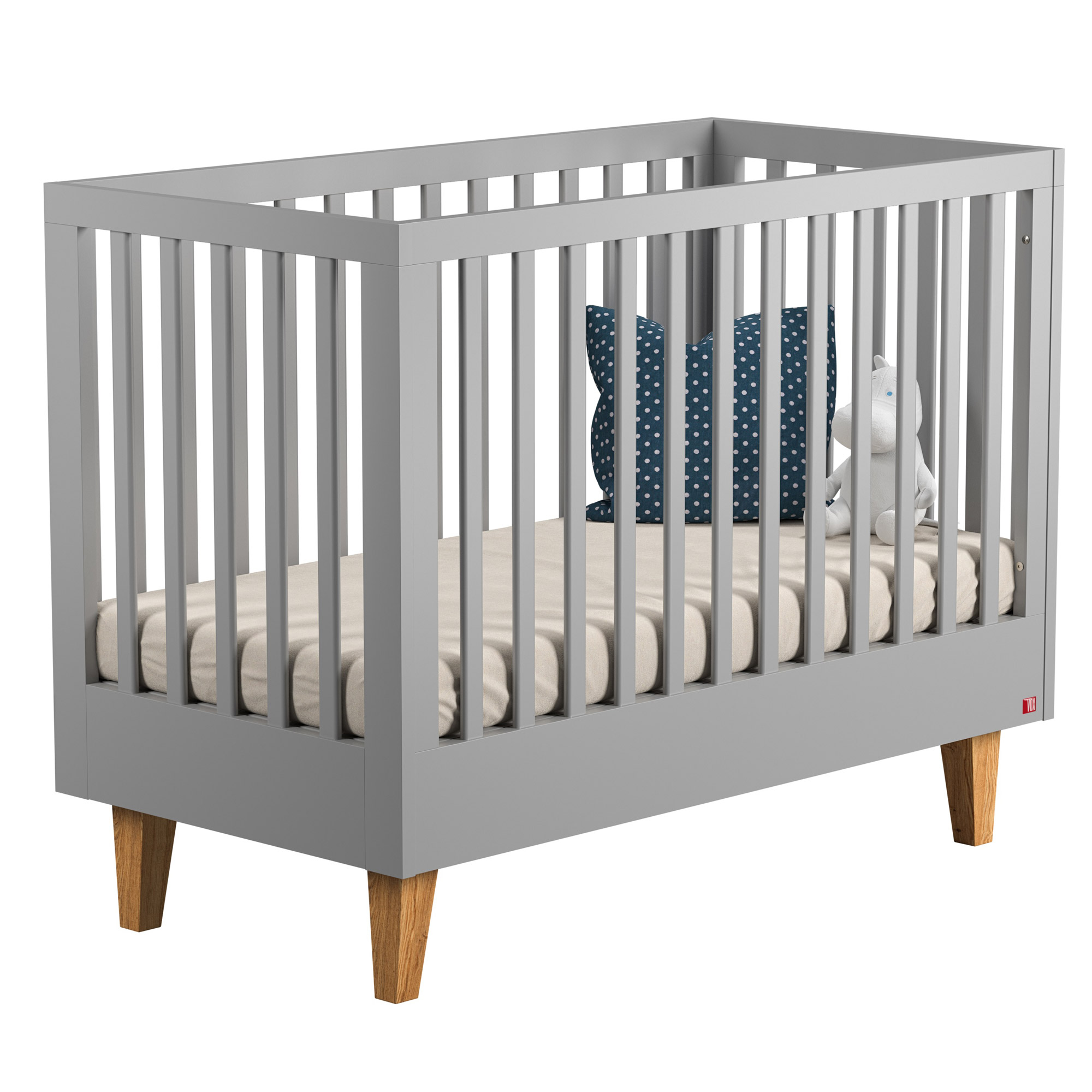 Lounge Lit 60x1 Gris 60 X 1 Cm De Vox Lits 60x1 Non Evolutifs Aubert
