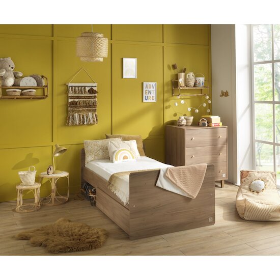 Chambre Jazzy : Lit 70 x 140 cm + Armoire + Commode   de Sauthon Baby's Sweet Home