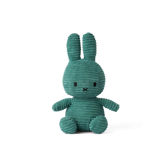 Peluche Miffy velours côtelé Vert 23 cm de Miffy