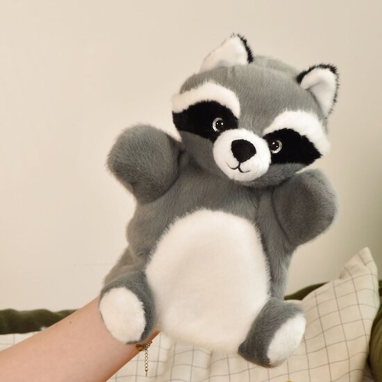 Marionnette Raton Laveur Noir  de Histoire d'ours