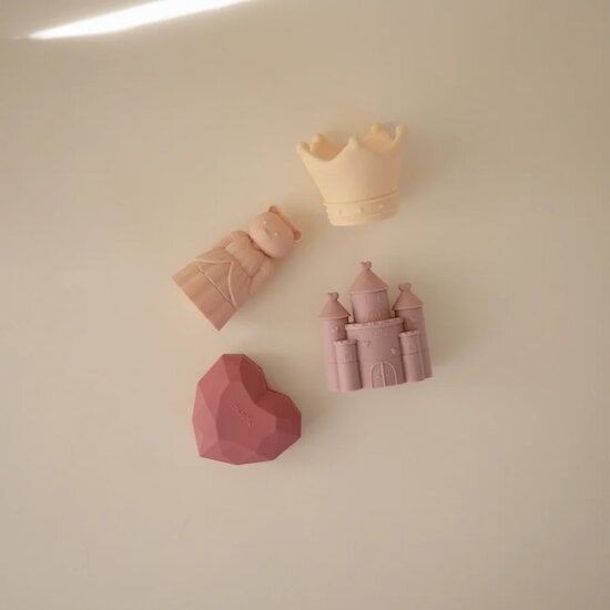 Lot de 4 jouets de bain Princesse   de mushie Lot de 4 jouets de bain Princesse   de mushie