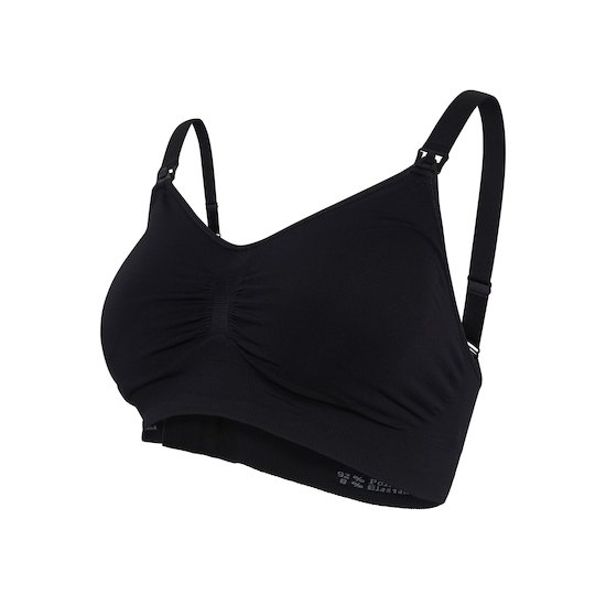 Brassière de maternité et d'allaitement coton bio blanche Cache