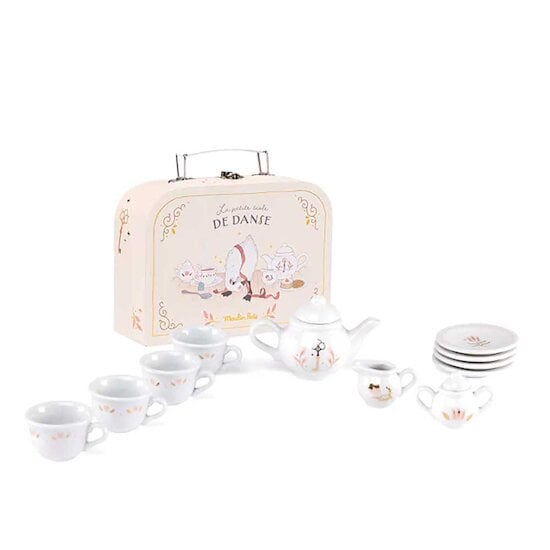 La Petite École de Danse Valise dînette à thé céramique   de Moulin Roty