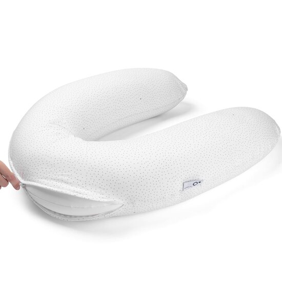 Coussin d'allaitement Buddy Silver Dots  de Doomoo