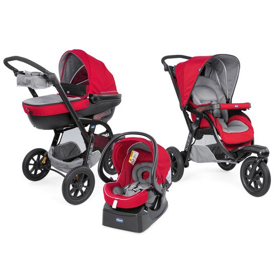 Poussette Trio Activ3 Top Red berry  de Chicco