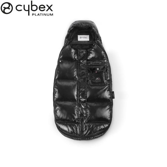 Mini chancelière hiver Platinum Deep Black  de CYBEX