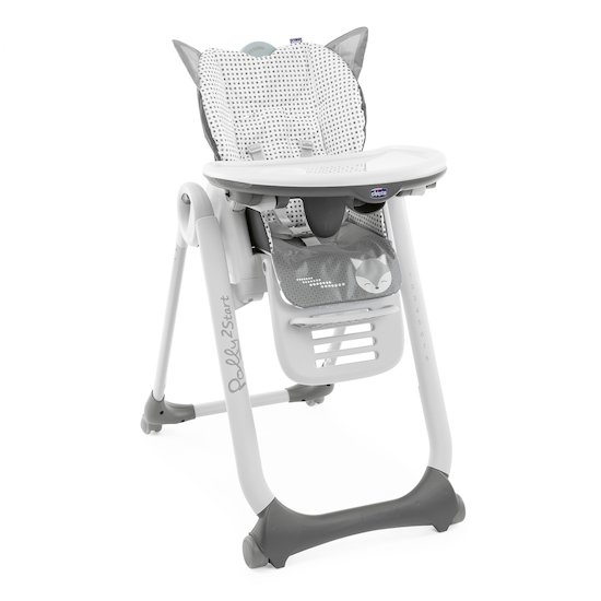 Chaise Polly 2 Start 4 Roues Foxy De Chicco Chaises Hautes Reglables Aubert