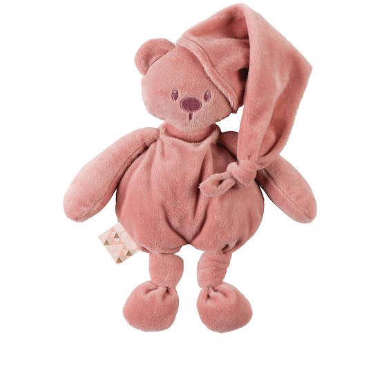 Nattou Doudou couverture lapin Lapidou ananas/vieux rose