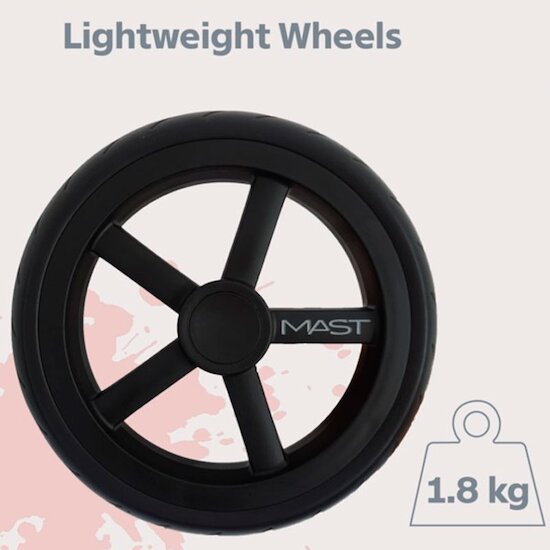 Roues Poussette M.4 Light  de MASTSWISS
