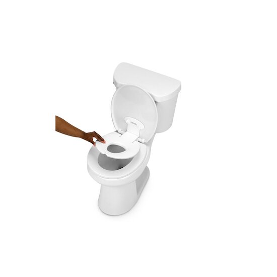 Réducteur de toilette auto-collant, semi-permanent Flip&Sit   de Ingenuity