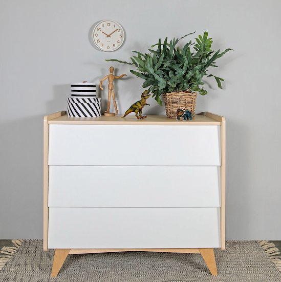 So Sixty Commode + Plan à langer Blanc  de Bisal So Sixty Commode + Plan à langer Blanc  de Bisal