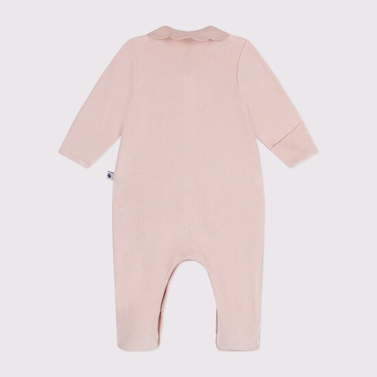 Pyjama en velours col claudine Saline  de Petit Bateau Pyjama en velours col claudine Saline  de Petit Bateau