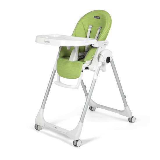 Chaise Haute Prima Pappa Follow Me Wonder Green  de Peg-Pérego