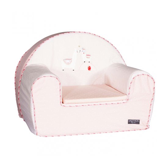 Mila fauteuil Club  Rose  de Sauthon Baby's Sweet Home