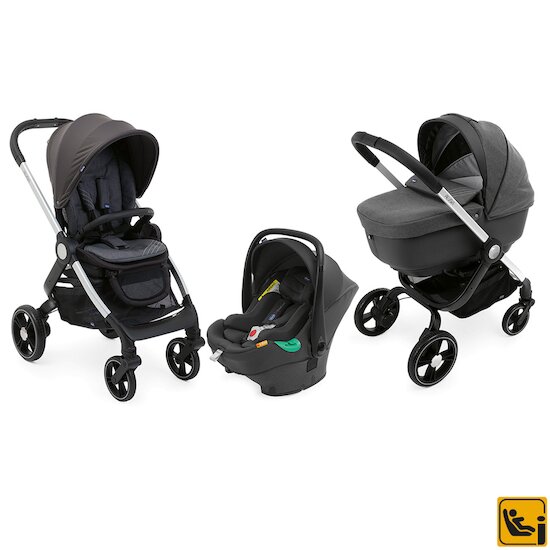 Poussette Trio Alysia i-Size Anthracite  de Chicco