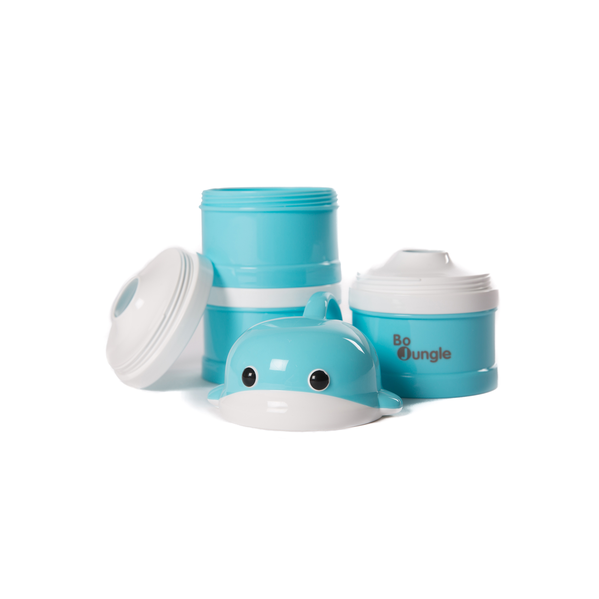 BDoseur de lait en poudre Baleine bleu de Bo Jungle, Doseurs Aubert