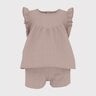 Ensemble Blouse + Short en gaze de coton