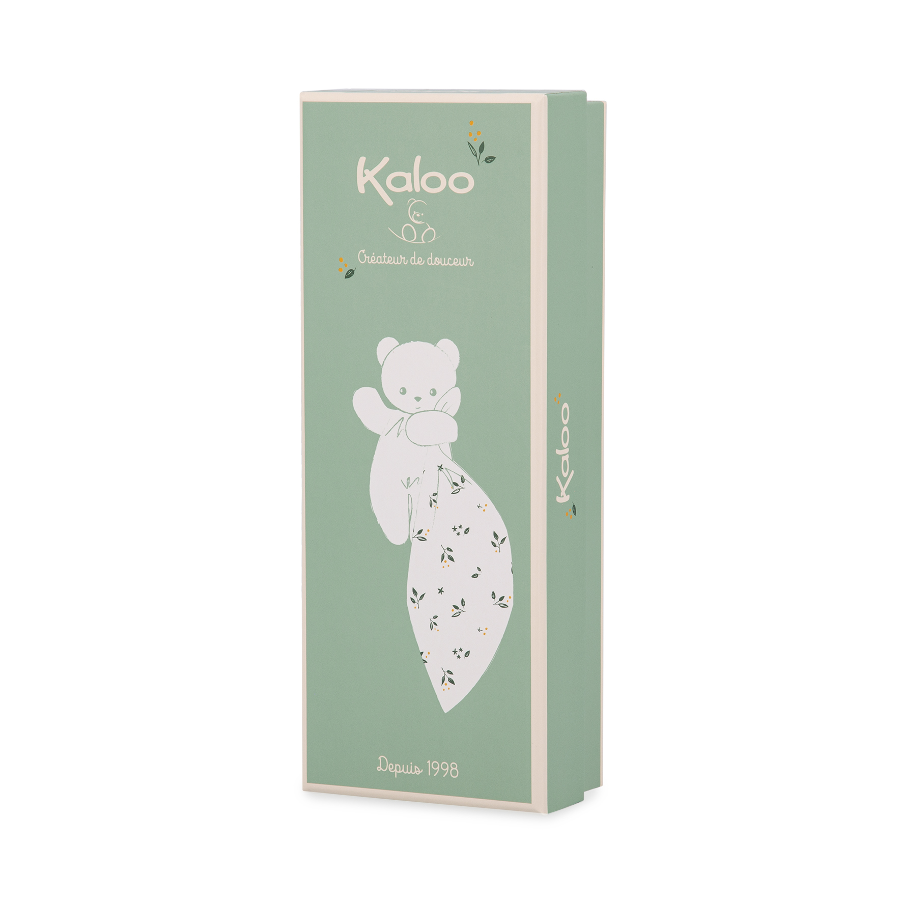 KALOO - Doudou carré Souris - Jolie marguerite - La Culotte à l'Envers
