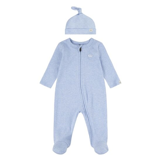 Ensemble Combinaison + Bonnet Bleu clair  de Levi's Kids