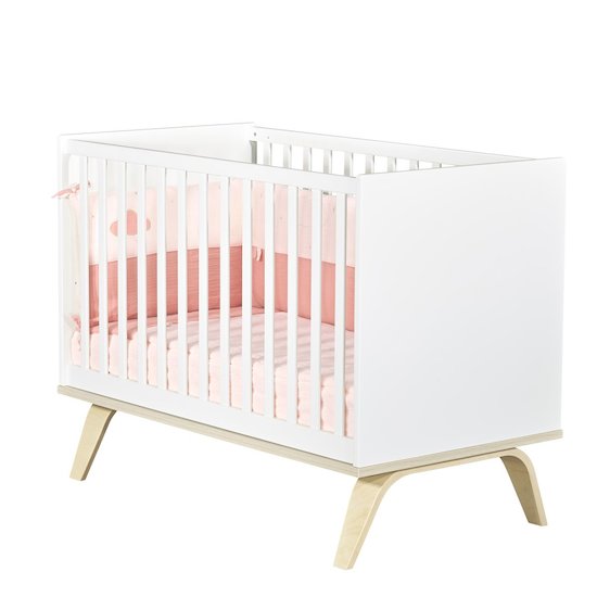 Serena lit 60x120 Blanc  de Sauthon Baby's Sweet Home