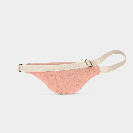Sac banane Olivia Eponge rose corail  de Hindbag
