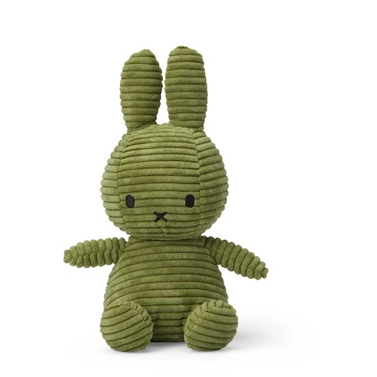 Peluche Miffy velours côtelé Olive 23 cm de Miffy