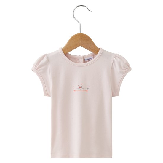 Mini Rose T-shirt Rose 9 mois de P'tit bisou