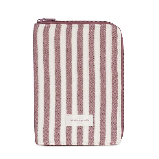 Protège Carnet de Santé Cherry Rayé  de pasito a pasito