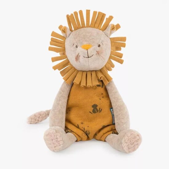 Sous mon Baobab Peluche musicale Paprika le lion  de Moulin Roty
