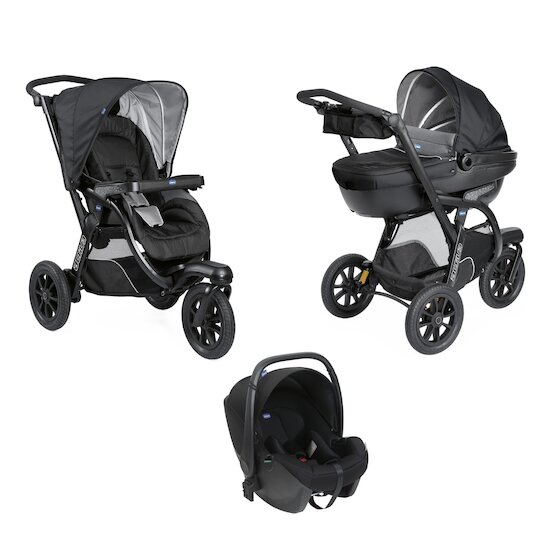 Pack Trio : Poussette Activ3 + Nacelle Activ3 + Siège auto Kory i-Size   de Chicco